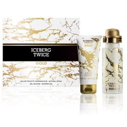ICEBERG TWICE GOLD FOR HIM 125ml woda toaletowa + 100ml żel pod prysznic